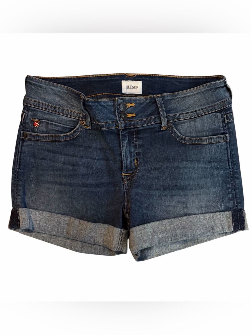 Hudson Cuffed Jean Shorts